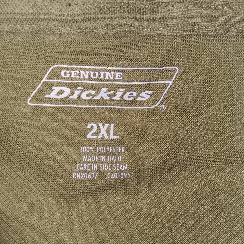 Dickeis Green Long Sleeve Shirt Size XXL - Picture 6 of 11